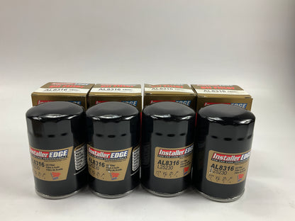 (4) Installer Edge AL8316 Engine Oil Filter