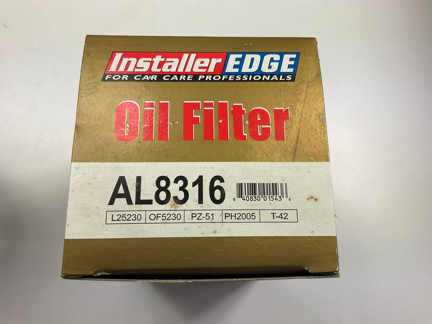 (4) Installer Edge AL8316 Engine Oil Filter