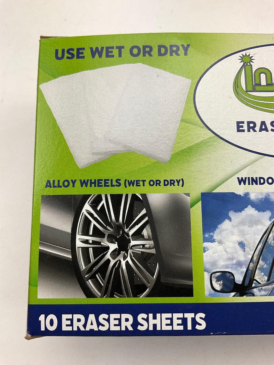 (2) Instant Erase ESS410 Automotive Care Eraser Sheet Packs For Wheels, Windows