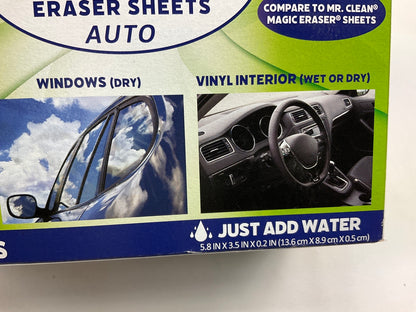 Instant Erase ESS410 Automotive Care Eraser Sheets Pack Of 10 For Glass, Wheels