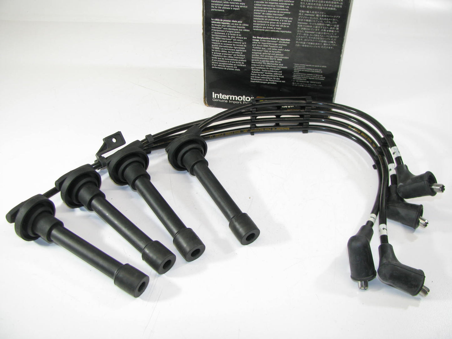 Intermotor 50270 Ignition Spark Plug Wire Set For 1992-1995 Honda 1.5L-L4
