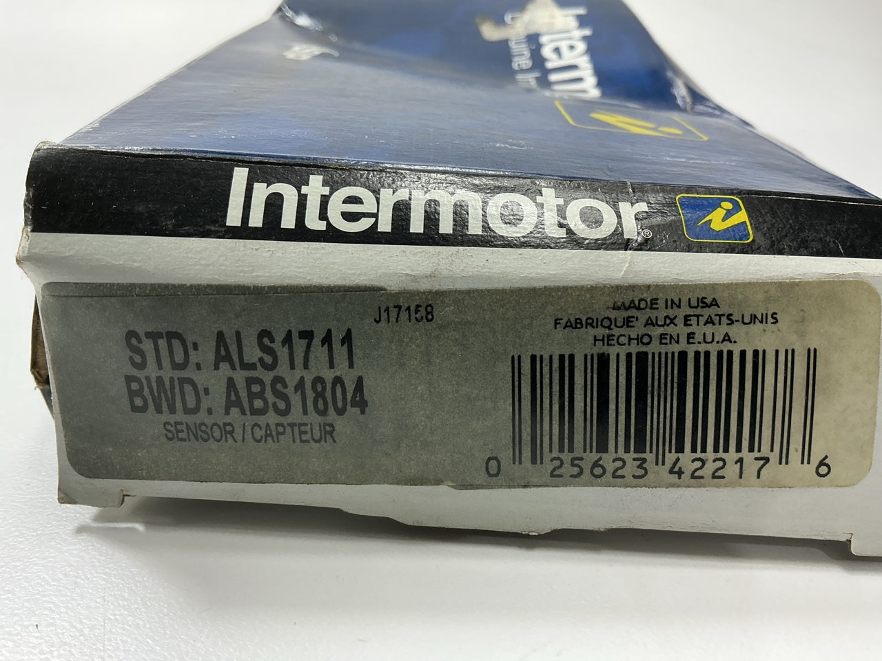 Intermotor ALS1711 Rear Right ABS Wheel Speed Sensor