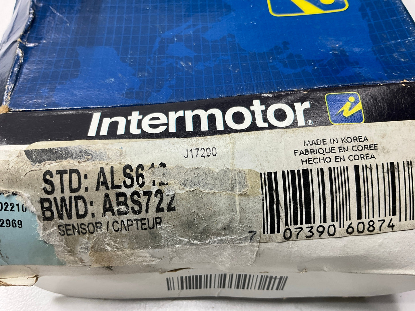 Intermotor ALS612 Rear Right ABS Wheel Speed Sensor For 2007-2012 Santa Fe