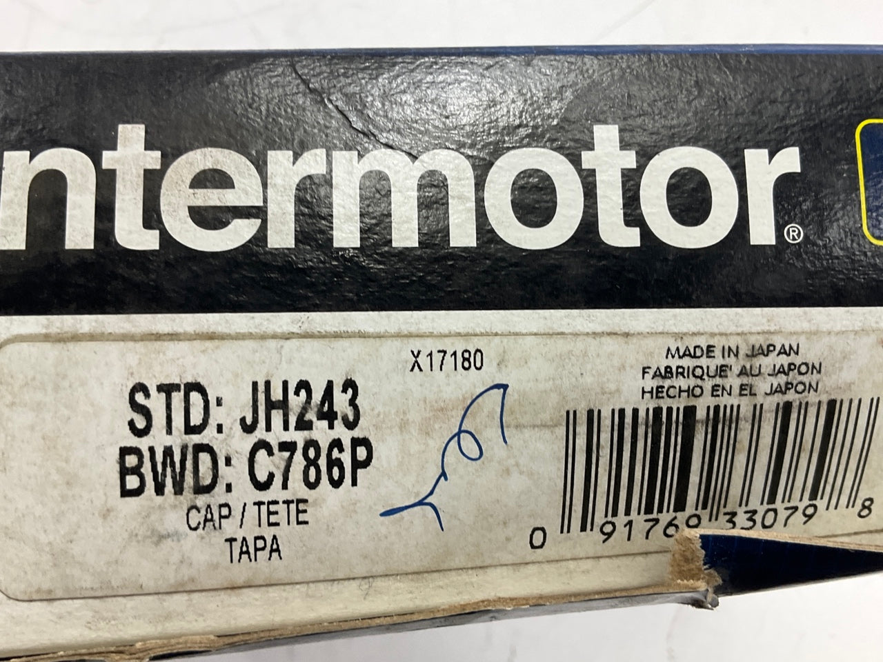 Intermotor JH243 Ignition Distributor Cap For 1996-98 Mitsubishi Galant 2.4L-L4