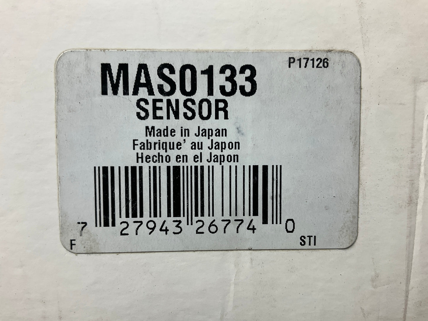 Intermotor MAS0133 MAF Mass Air Flow Sensor, Made In Japan