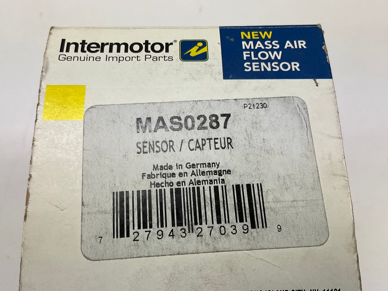 Intermotor MAS0287 MAF Mass Air Flow Sensor