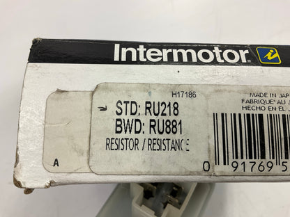 Intermotor RU218 A/C Blower Motor Resistor For 89-94 Nissan Maxima, 90-92 Stanza