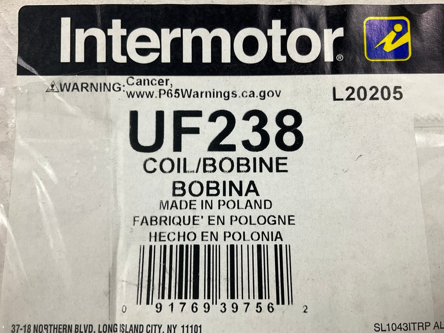 Intermotor UF238 Direct Ignition Coil For 1995-2004 Acura 3.0L 3.2L 3.5L-V6