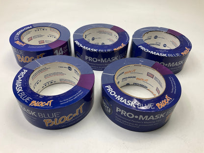 (5) Intertape Pro Mask 9533-2 Masking Tape, 1.88'' X 60 Yards, Blue