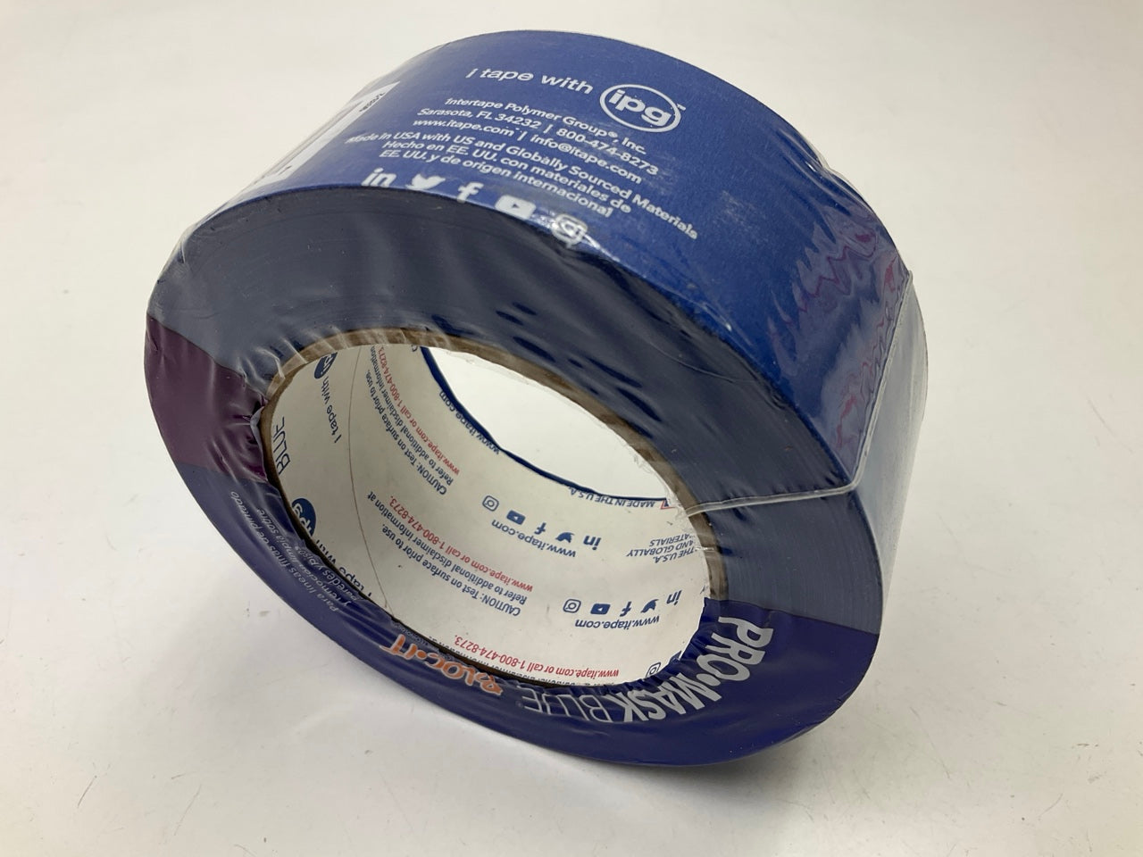 (5) Intertape Pro Mask 9533-2 Masking Tape, 1.88'' X 60 Yards, Blue