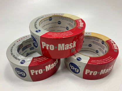 (3) IPG 5103-2 Pro-Mask 1.88 In. W X 60 Yd L Beige Masking Tape
