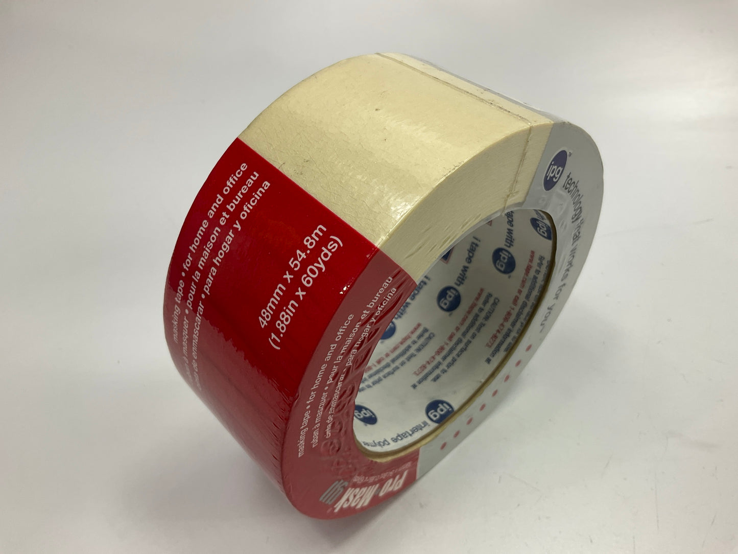 (3) IPG 5103-2 Pro-Mask 1.88 In. W X 60 Yd L Beige Masking Tape