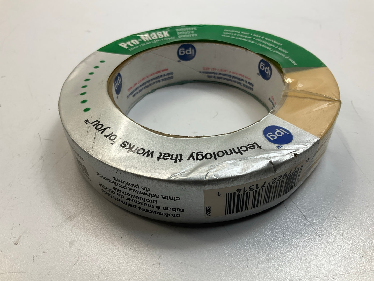 IPG 5202-1 1'' X 60 Yard Painters Grade Masking Tape (.94'' X 60 Yds Exact)
