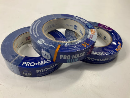 3 Pack IPG 9531-1 Pro-Mask 0.94'' Wide X 60 Yards Blue High Strength Masking Tape