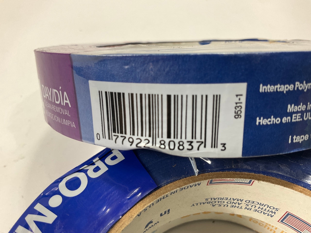 3 Pack IPG 9531-1 Pro-Mask 0.94'' Wide X 60 Yards Blue High Strength Masking Tape