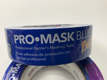 (5) IPG 9532-1.5 Masking Tape 60 Yd X 1.4'' Wide, Blue Fine Crepe Paper Mask Tape