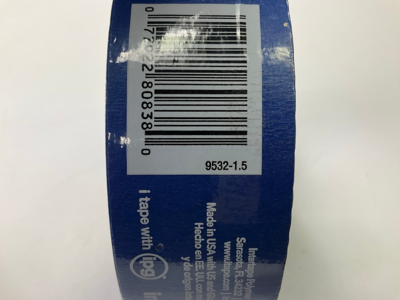 (5) IPG 9532-1.5 Masking Tape 60 Yd X 1.4'' Wide, Blue Fine Crepe Paper Mask Tape