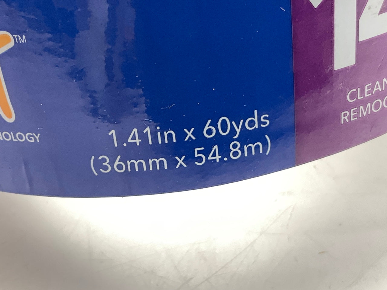 IPG 9532-1.5 Masking Tape, 60 Yd L, 1.4'' Wide, Blue Fine Crepe Paper Mask Tape