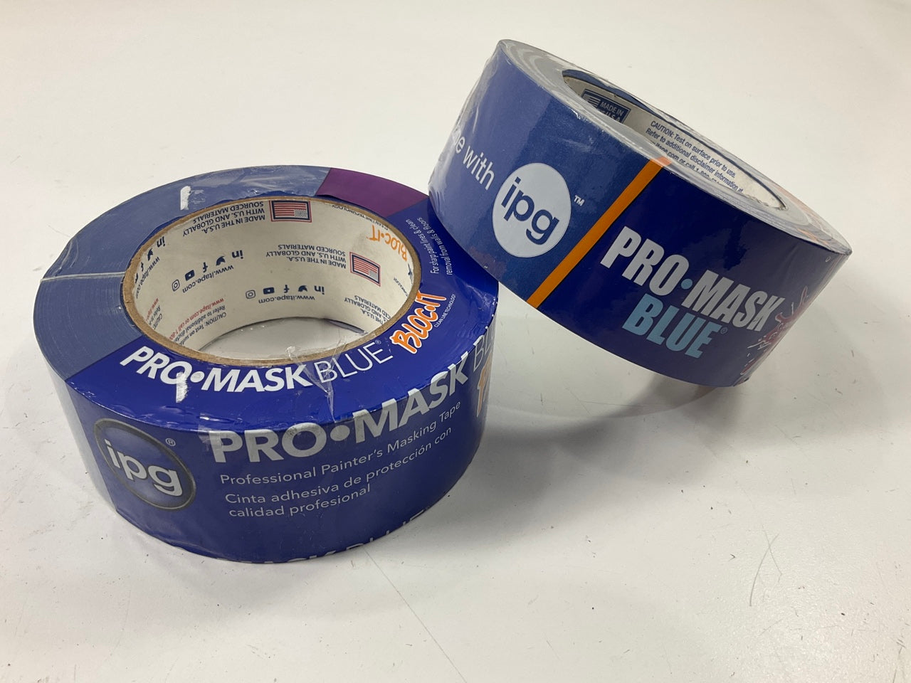 (2) IPG 9533-2 Professional Blue Masking Tape Rolls - 1.88'' X 60 Yards Each