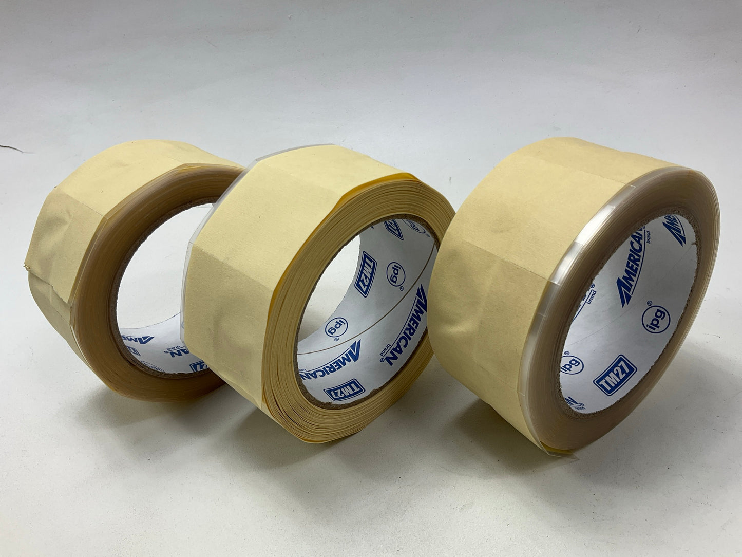 (3) American Trim TM27 Fast Masking Tape, 50mm X 10m (32.8 FEET X 2'')