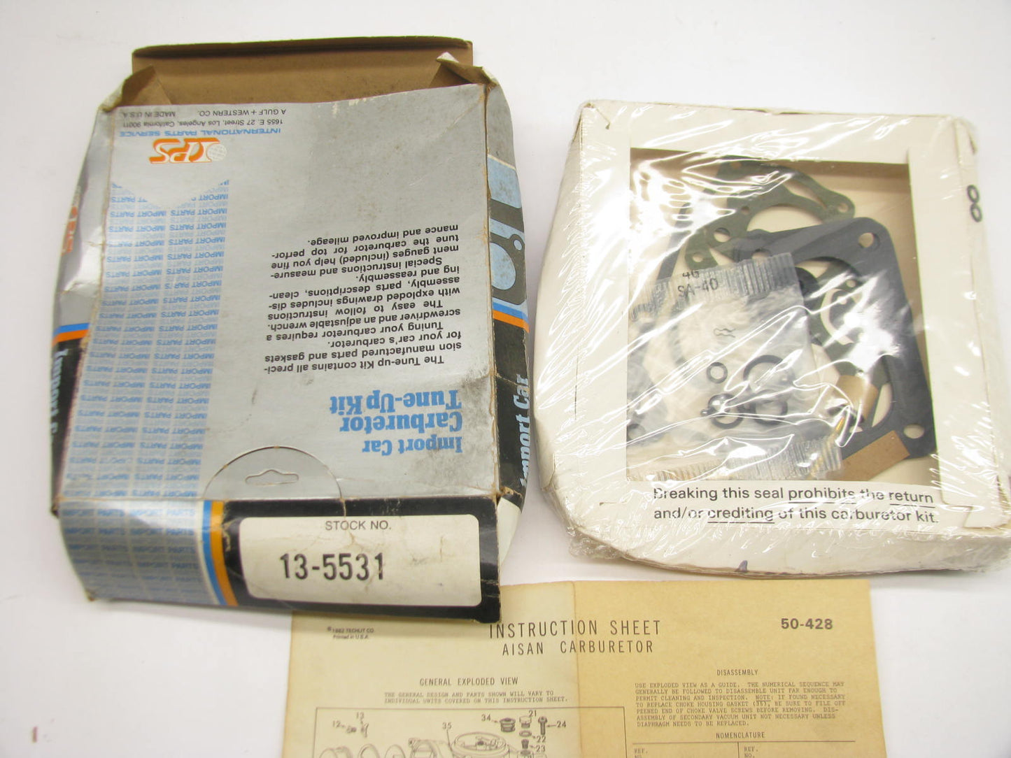 IPS 13-5531 Carburetor Rebuild Kit