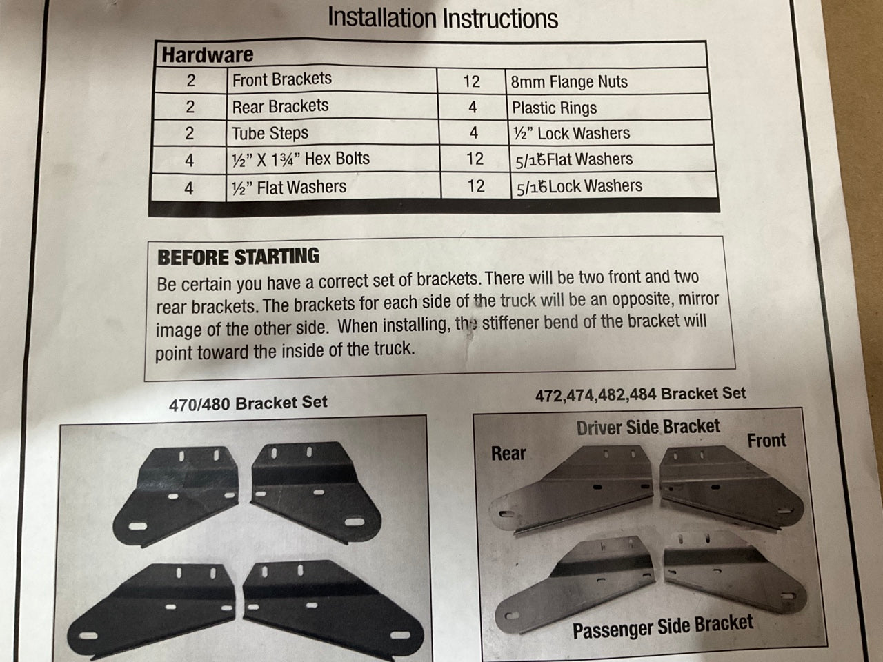 Iron Cross 51-480-B 3'' Black Side Step Bars 17-18 F-350 Super Duty Regular Cab