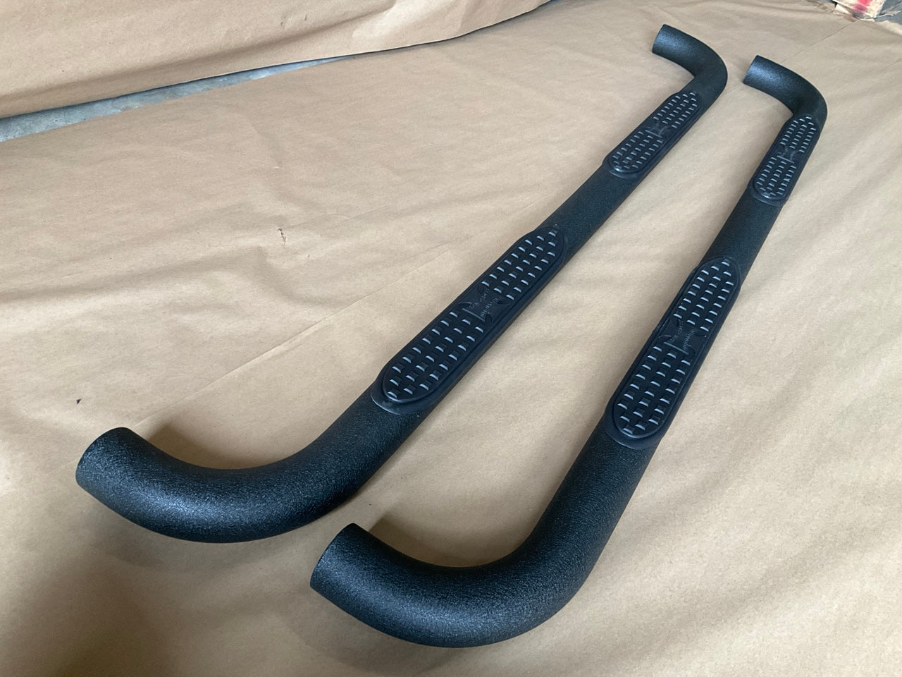 Iron Cross 51-482-B 3'' Cab Length Black Powder Coat Tube Side Step Bars