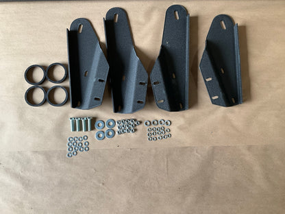 Iron Cross 51-482-B 3'' Cab Length Black Powder Coat Tube Side Step Bars