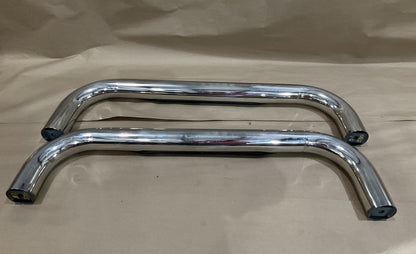 Iron Cross 51-530 3'' Cab Length Polished Round Tube Side Step Bars REGULAR CAB