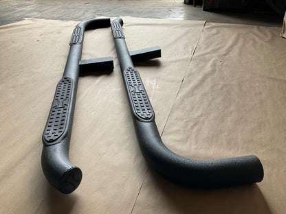 Iron Cross 52-530-B Black 3'' Side Step Bars 2019-2021 Silverado 1500 Regular Cab