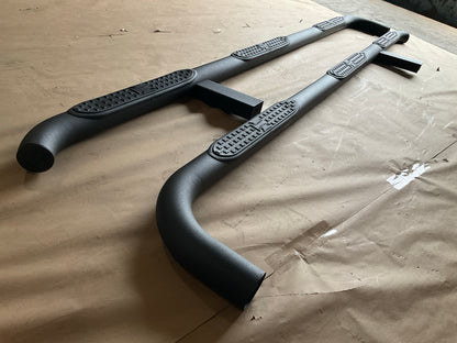 Iron Cross 52-532-B 3'' Round Black Nerf Bars 2019-21 Silverado 1500 Double 6.5'
