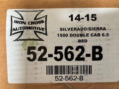 Iron Cross 52-562-B 3'' Wheel To Wheel Nerf Bars 14-18 Sierra 1500 Double 6.5'