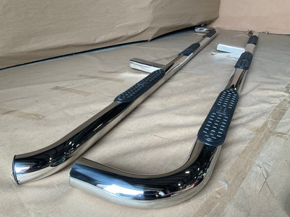 Iron Cross 53-572 3'' Stainless Nerf Bars 2015-18 Sierra 2500 3500 Double Cab 8'