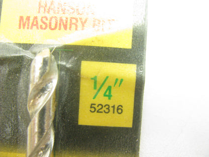 Irwin Industrial 52316 Masonry Bit 1/4'' Carbide Tipped
