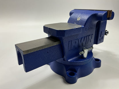 Irwin 226305ZR Heavy Duty Aggressive Steel Jaws Swivel Base, 5'' Inch