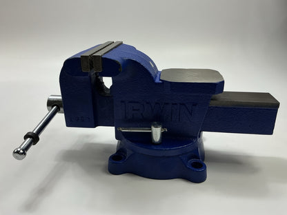 Irwin 226305ZR Heavy Duty Aggressive Steel Jaws Swivel Base, 5'' Inch