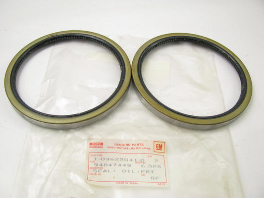 (2) NEW GENUINE OEM Isuzu 1-09625041-0 Wheel Seals-  94047449, 710084, SKF 47210