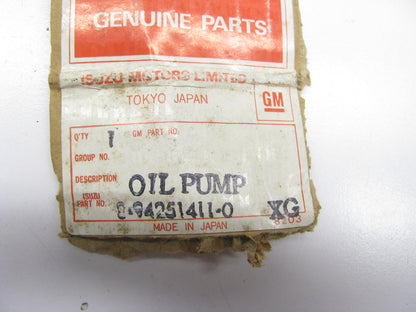 NOS - OEM Isuzu 8-94251411-0 Engine Oil Pump OEM For 1973-1975 LUV Pickup 1.8L