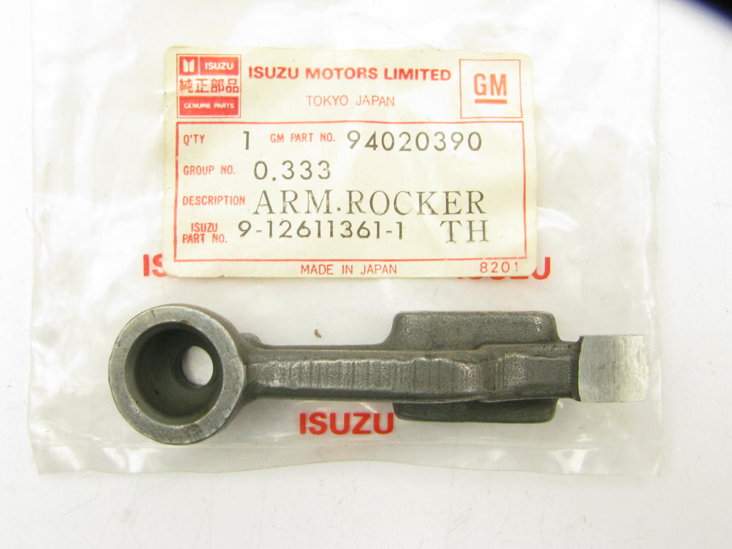 NOS - OEM Isuzu 9-12611361-1 Engine Rocker Arm 1972-1979 Chevrolet LUV 1.8L-L4