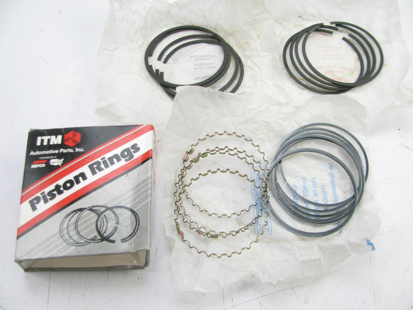 ITM 021-6133-030 Engine Piston Rings - .030'' Oversize For 1984-1985 Toyota Van
