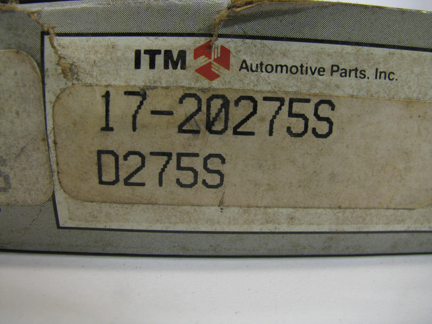 ITM 17-20275S Front Disc Brake Pads - Organic