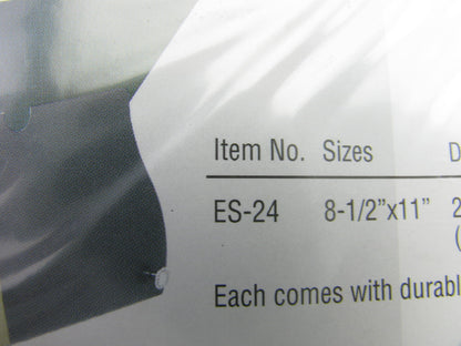 Itoya ES-24 Letter Size Pop-Up Easel Profolio Display Book For 8.5'' X 11'', Black