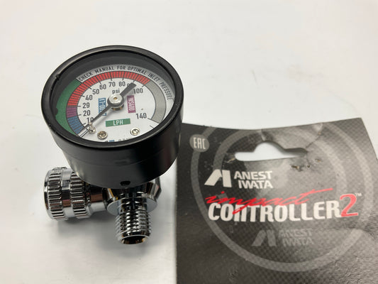 Iwata 8130B Air Adjustment Valve With Gauge Paint Spray Gun Regulator