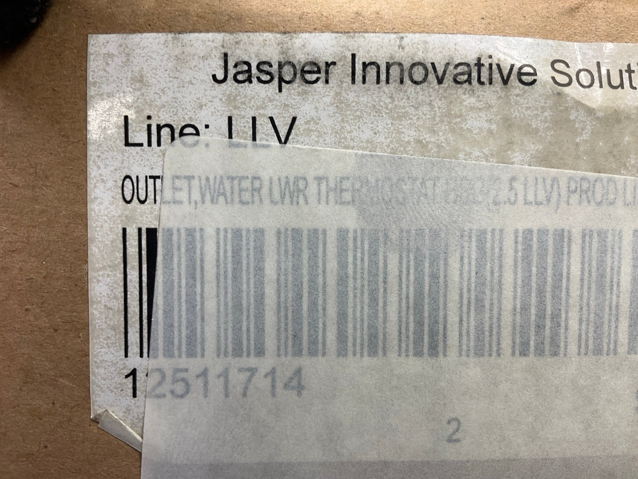 Jasper 12511714 Engine Coolant Thermostat Housing Water Outlet 1987-1993 GM 2.5L