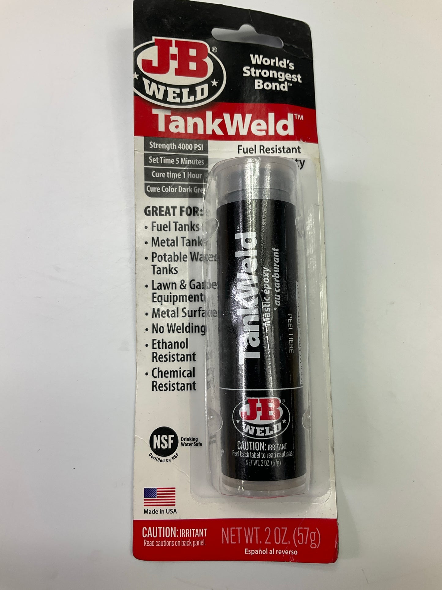 JB Weld 235442 1 OZ, Fuel & Metal Fuel Gas Tank Weld Repair Kit