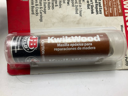 (2) J-B Weld 8257 Kwik Wood Hand Mixable Epoxy Putty, BROWN, 1 OZ STICK