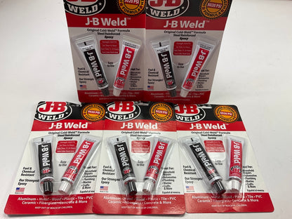 (5) PACKS - J-B Weld 8265S Cold-Weld Steel Reinforced Epoxy - 2oz Each