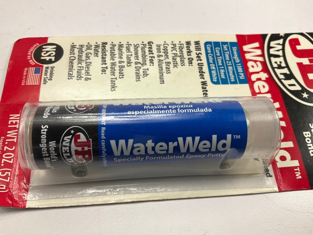 (5) J-B Weld 8277 WaterWeld Underwater Epoxy Adhesive, 2oz