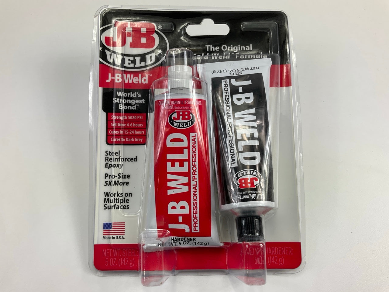 JB Weld 8281 Professional Size Steel Reinforced Epoxy Twin Pack - 10 Oz