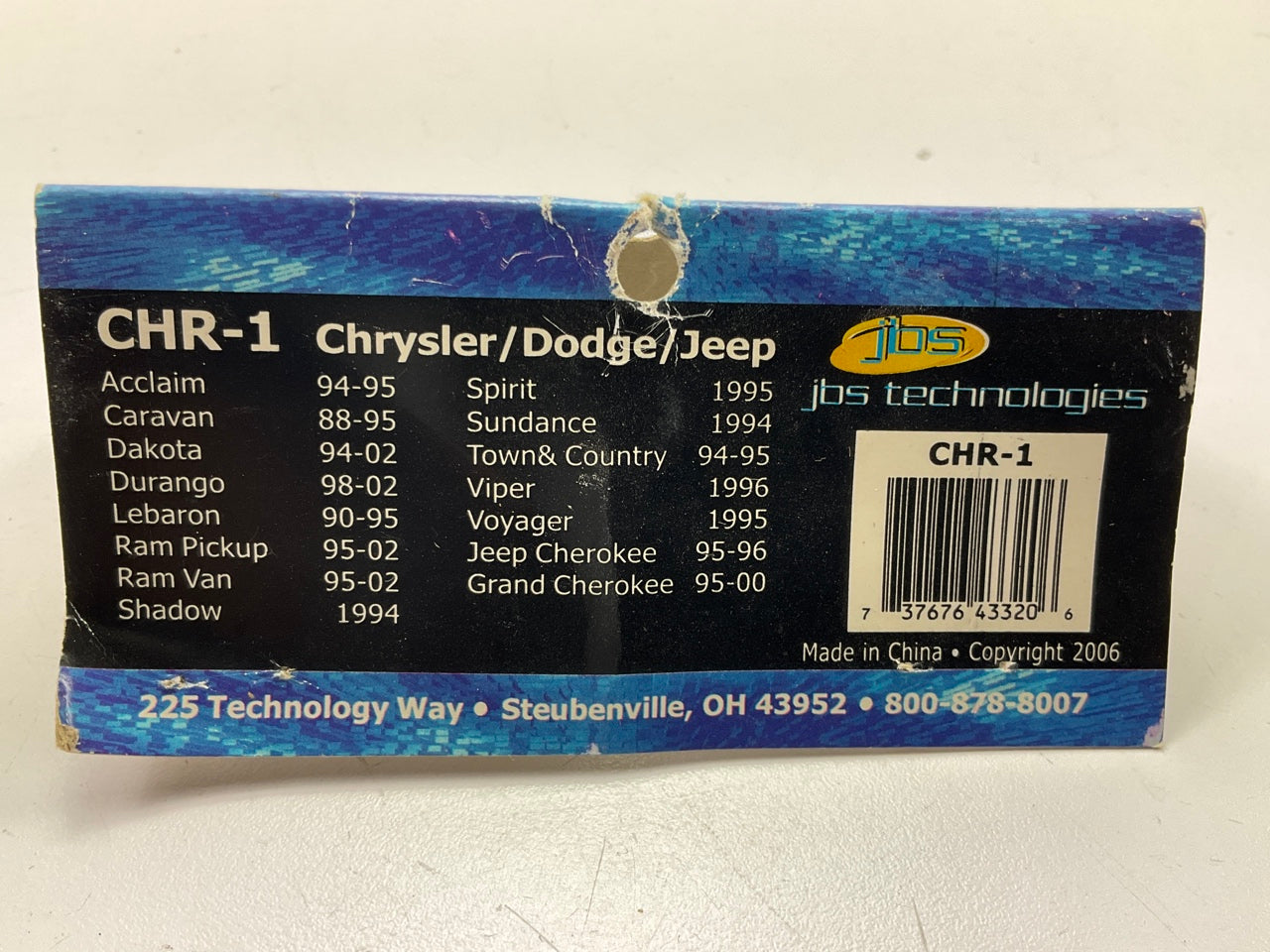 JBS CHR-1 Remote Car Start Remote Start T-Harness For 95-00 Jeep Grand Cherokee